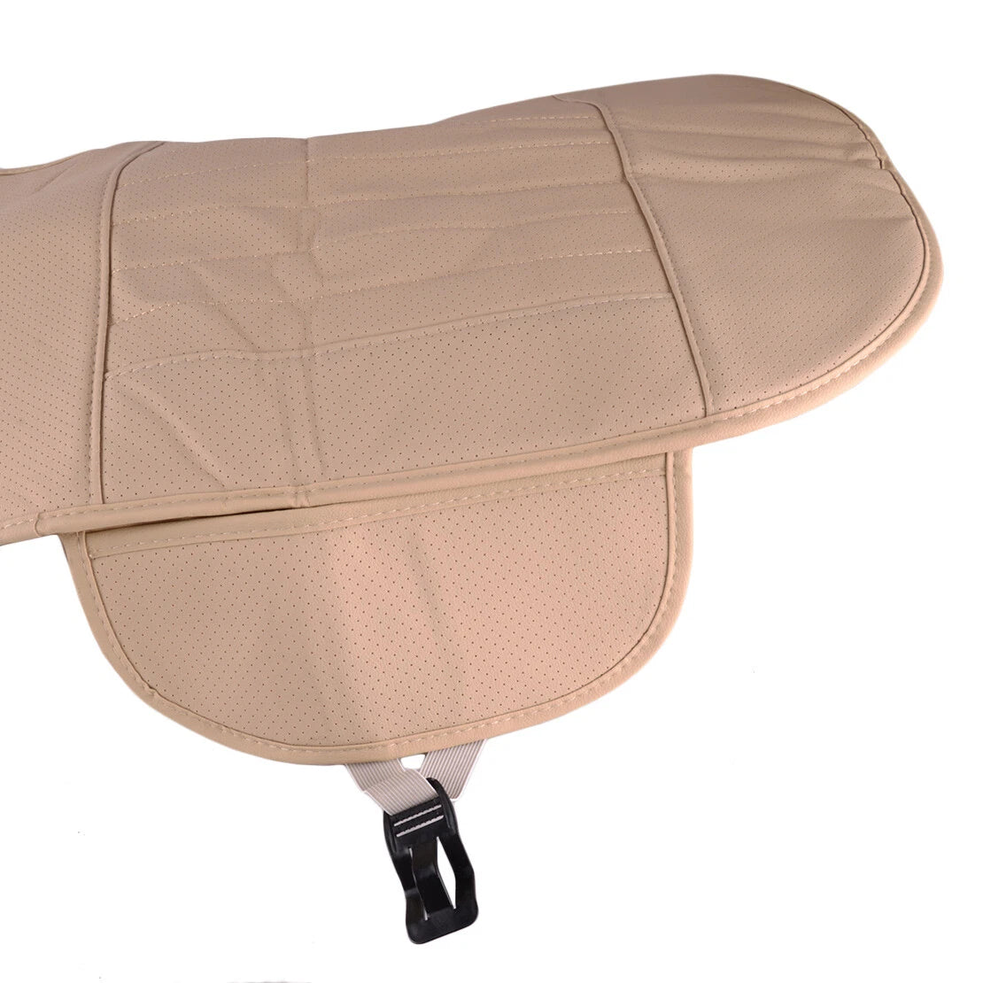 Beige Universal Car Rear Seat Cover Protector Mat Cushion