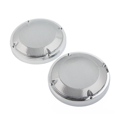 6.5" Saddlebag Lid Speaker Grill Covers for Harley Touring Electra (1983-2020)