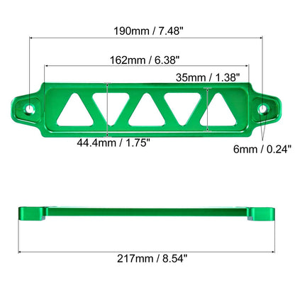 190mm Green Hollow Aluminum Alloy Car Battery Tie Down Bracket for Honda Civic