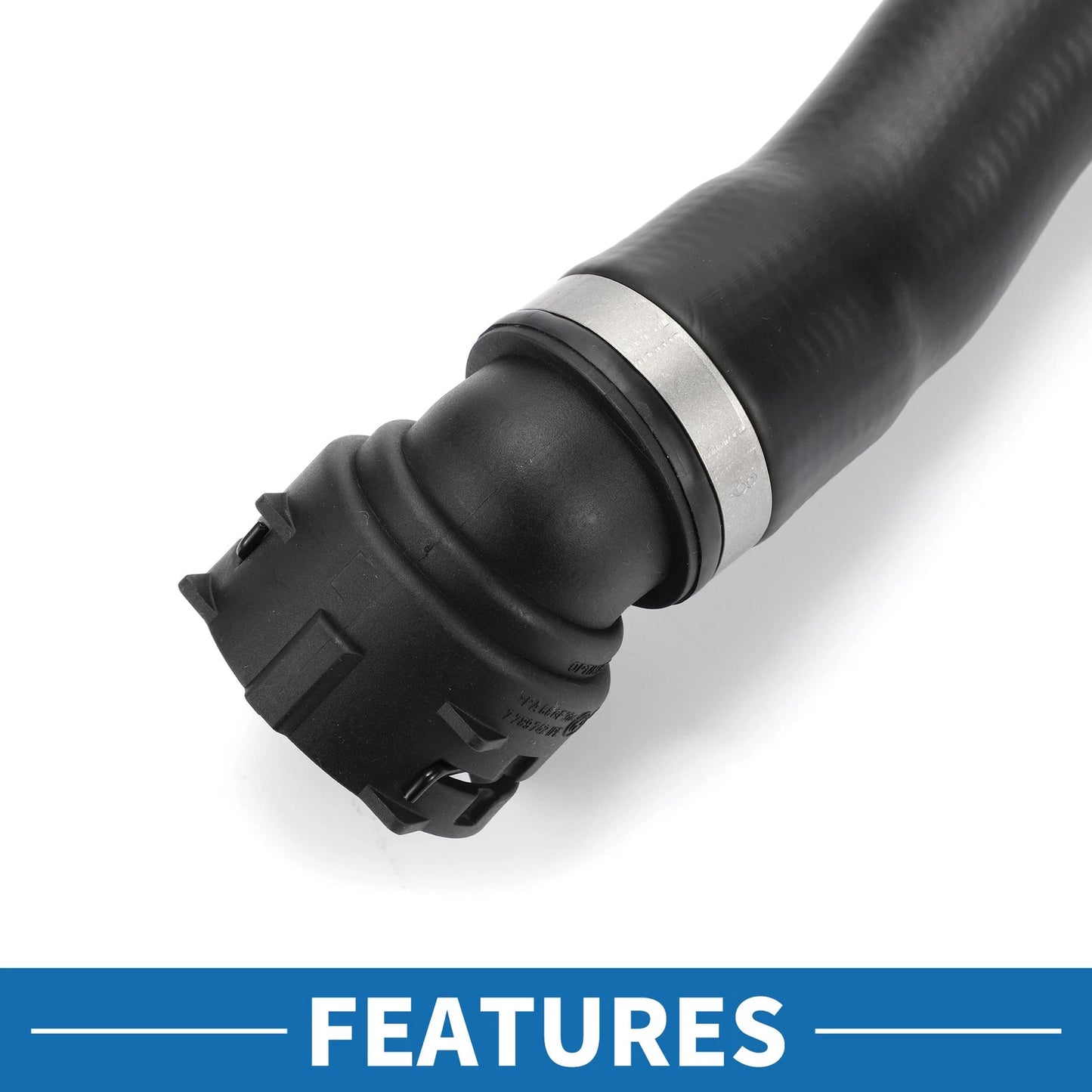Radiator Hose for BMW F26 X4 XDrive28i 2015-2018 Rubber Black 1 x Piece