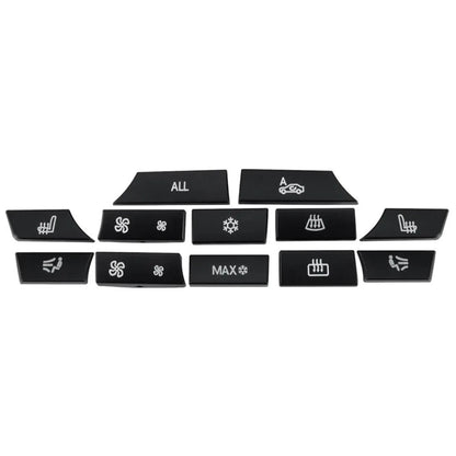12 Button Key Caps A/C Heater Switch Repair for BMW 5 6 7 F10 F01 F12 (2010-2017)