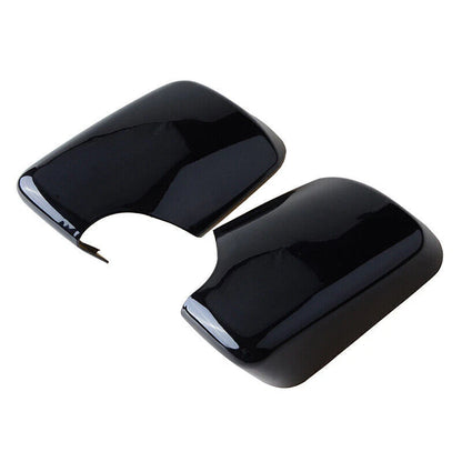 Gloss Black Rearview Mirror Covers for BMW E46 E39 325i 330i 525i 530i 540i