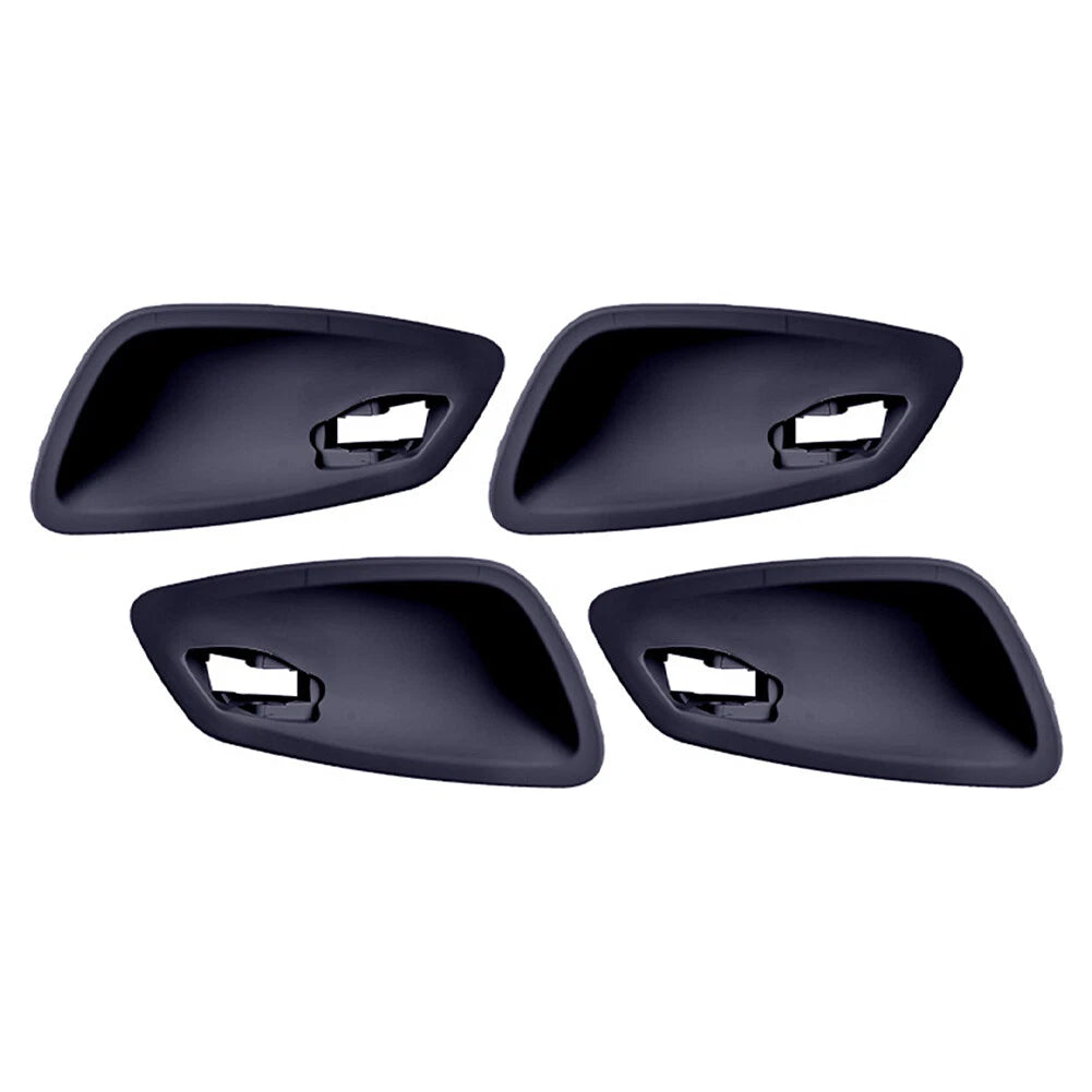 4 x Inner Door Handle Bowl Covers for BMW 3 Series E90 (2005-2012) Black