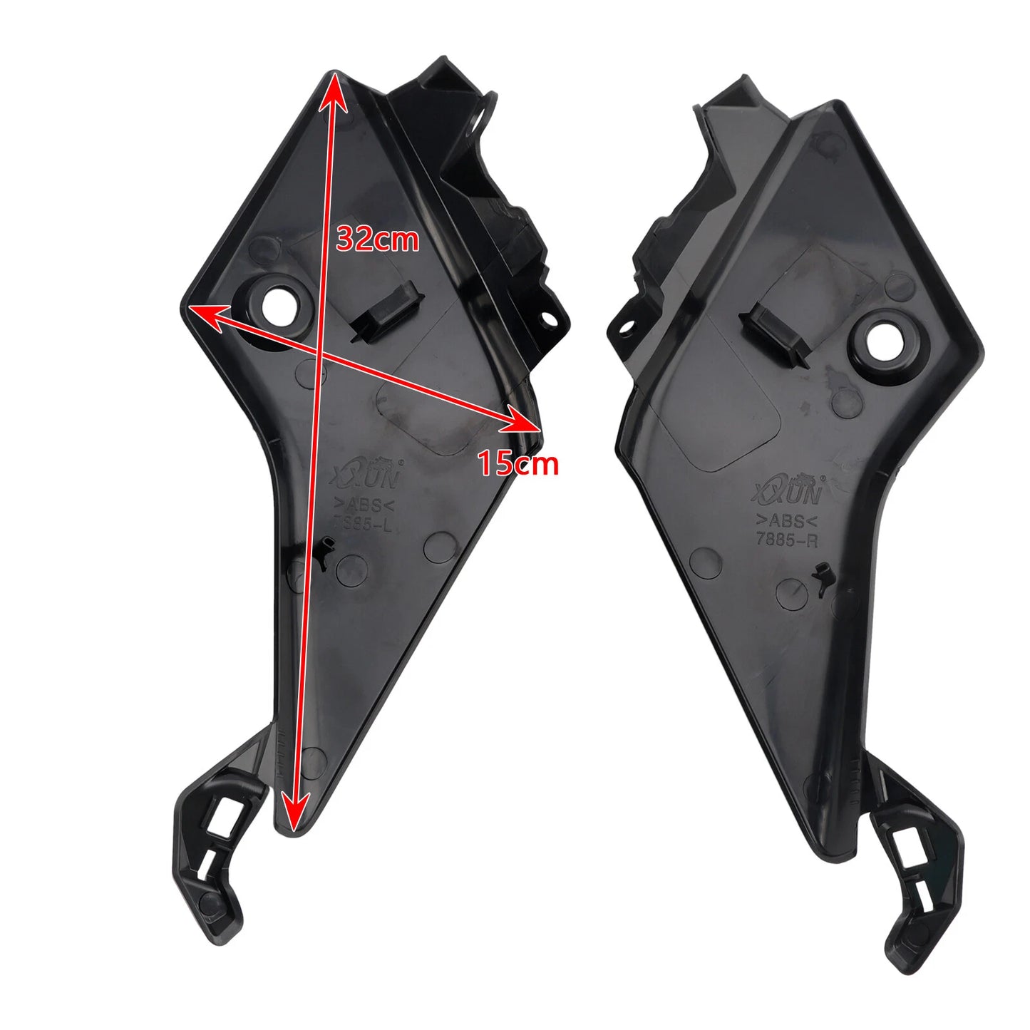 Side Seat Fairing for Yamaha Tenere 700 (2019-2024) Black