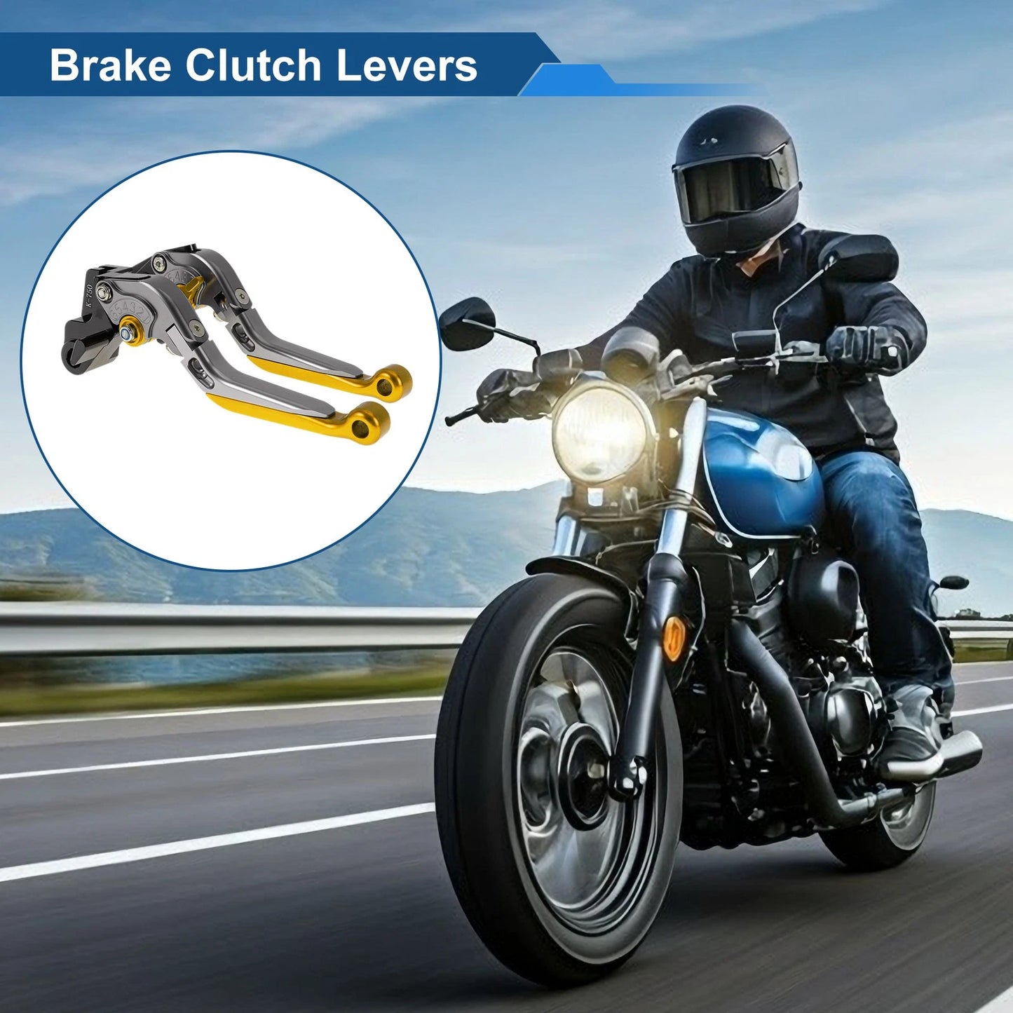 Adjustable Short/Long Brake Clutch Levers for Kawasaki NINJA650R (2009–2016)