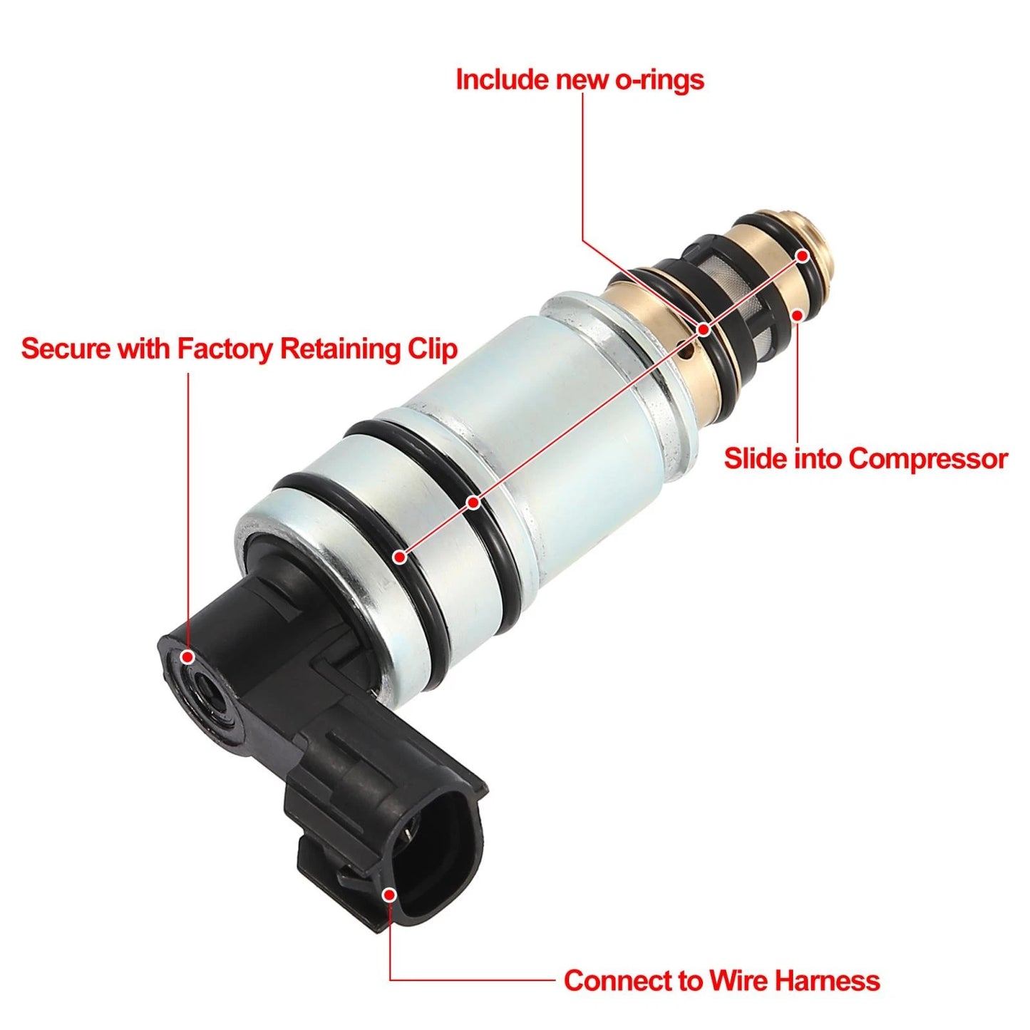 AC Compressor Electronic Control Valve for Ford Escape (2013-2016)