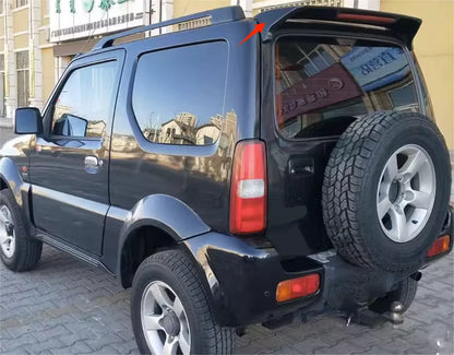 Rear Trunk Spoiler Wing with Light for Suzuki Jimny 2007-2018 Glossy Black