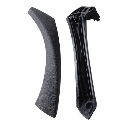 Right Side Black Inner & Outer Door Panel Handle Pull Trim Covers for BMW E90 (2007-2013)