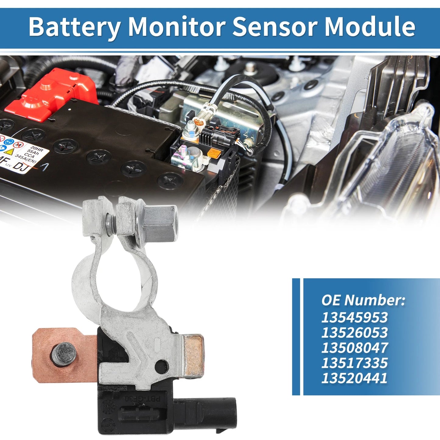 Battery Sensor for Chevrolet Silverado 1500 (2019-2022)