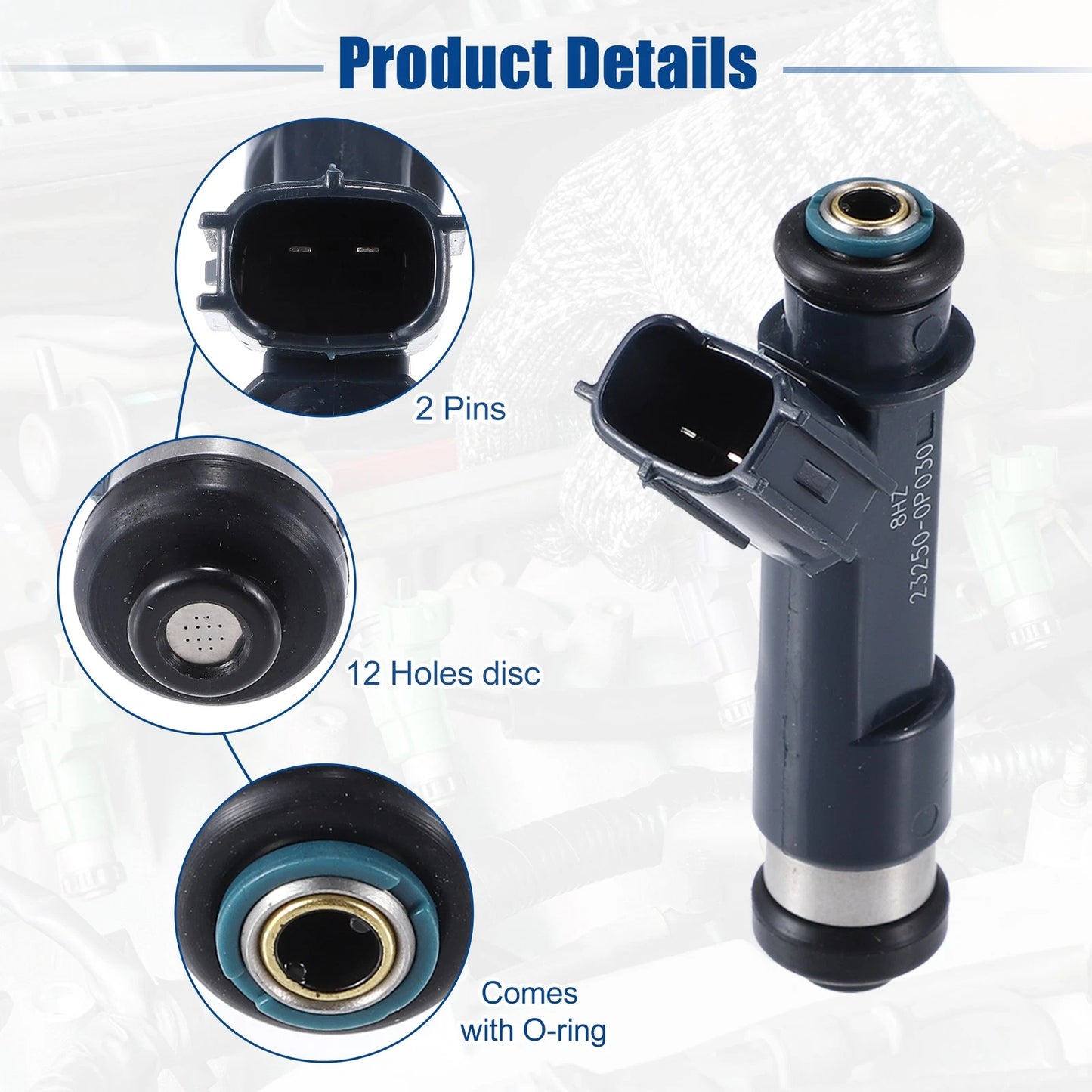 6 x Fuel Injector Nozzles for Toyota Tacoma 4.0L (2005-2011)