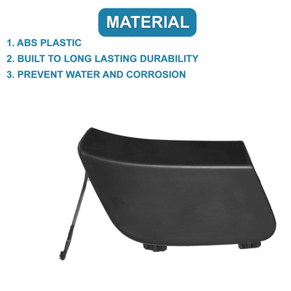 Front Right Bumper Tow Hook Cover for Mercedes-Benz CLA250 (2017-2019) Black