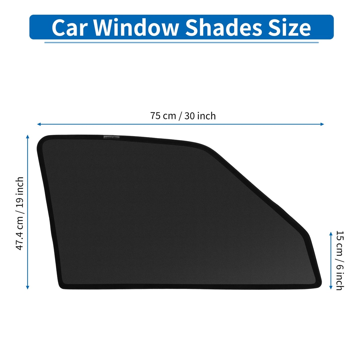 Car Window Cover Net Black for Honda Freed GB5/6/7/8 (2016-2023)