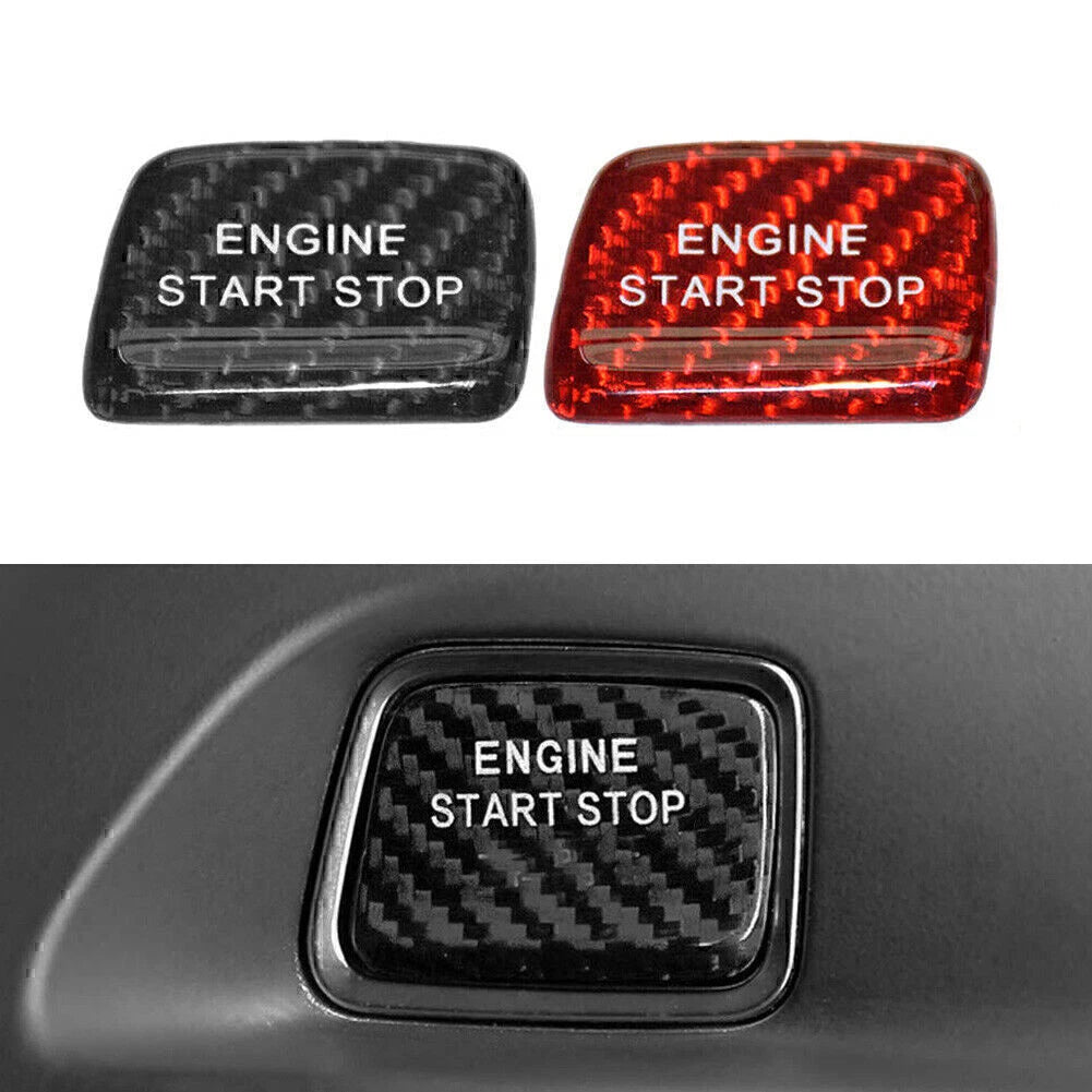 Carbon Fiber Engine Start Stop Button Cover for Chevrolet Camaro (2010-2023)