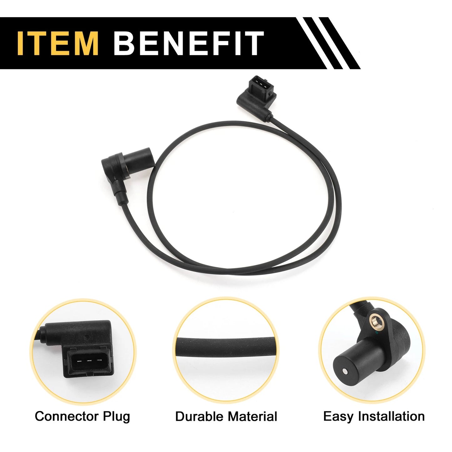 No.12141734816 Crankshaft Position Sensor for BMW E36 318is (1992-1995)