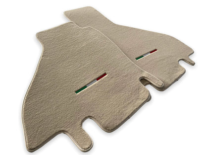 Beige Tailored Floor Mats for Ferrari Testarossa (1984-1996)