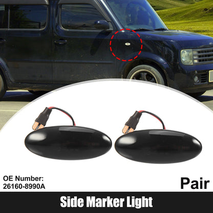 Pair Side Marker Lights for Nissan (2000-2006)