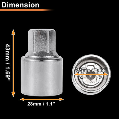 Wheel Lock Lug Nut Key Tool for Mercedes-Benz