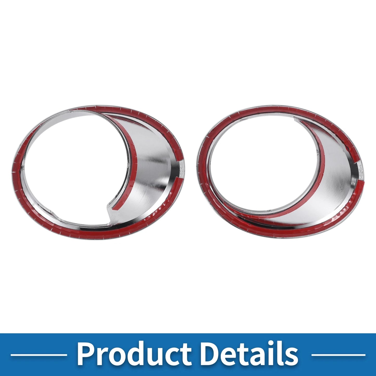 Car Front Left & Right Headlight Trim Bezels for BMW X1 (2016-2019)