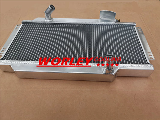 2 x QLD-2 Rows Aluminum Radiator for Triumph Herald (1968)