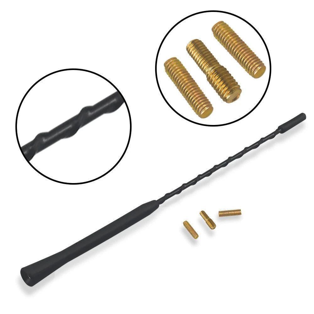 9" Antenna Mast Black Power for Ford Edge, Lincoln MKX (2007-2016)