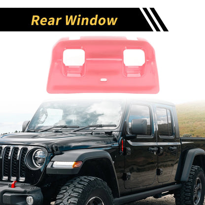 Rear Window Switch Panel Trim Cover for Jeep Wrangler JL JLU (2018-2024) Pink