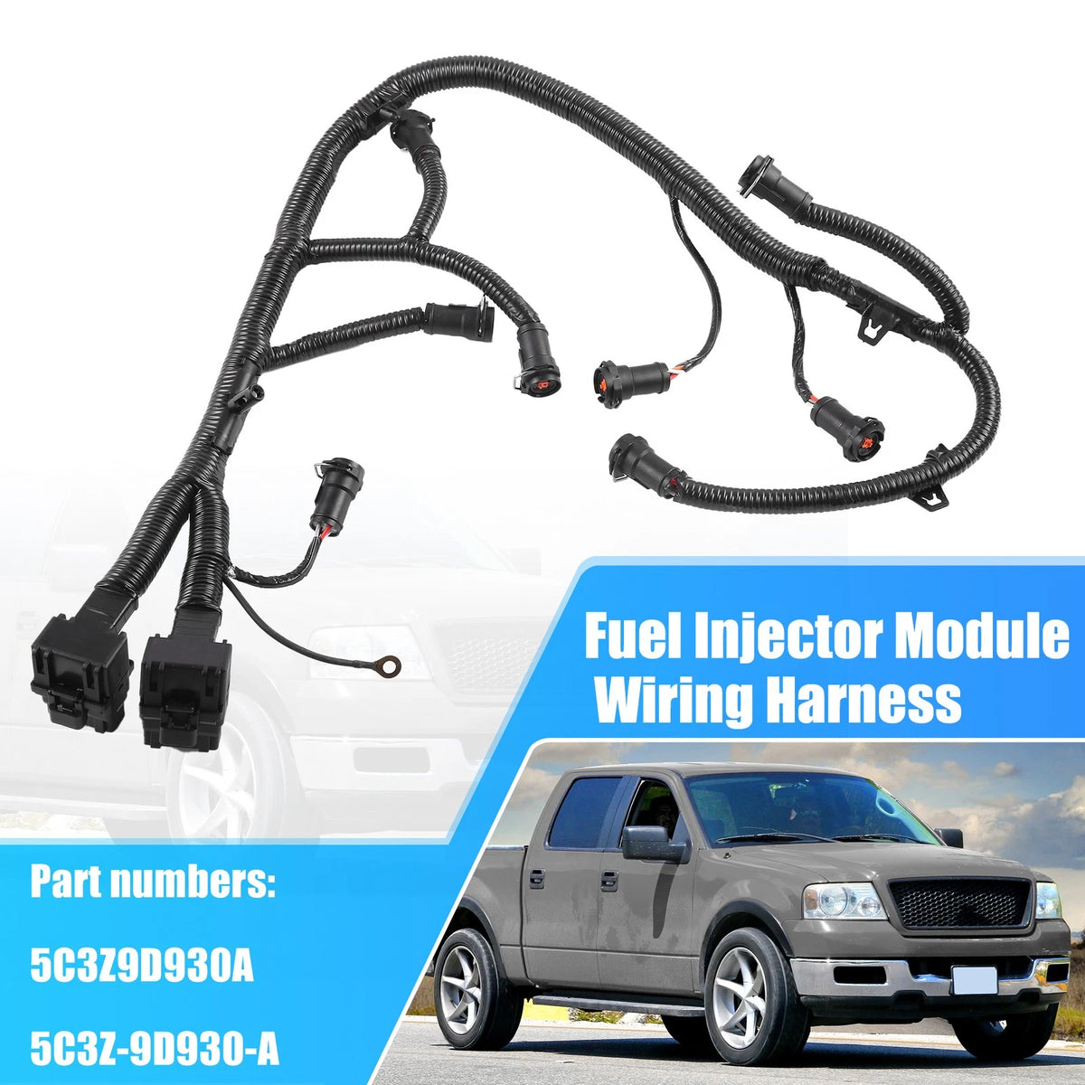 FICM Fuel Injector Wiring Harness for Ford Powerstroke V8 Diesel (2003-2007)