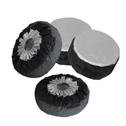 4 x Waterproof Spare Tire Storage Covers for Car - Fits Most Models