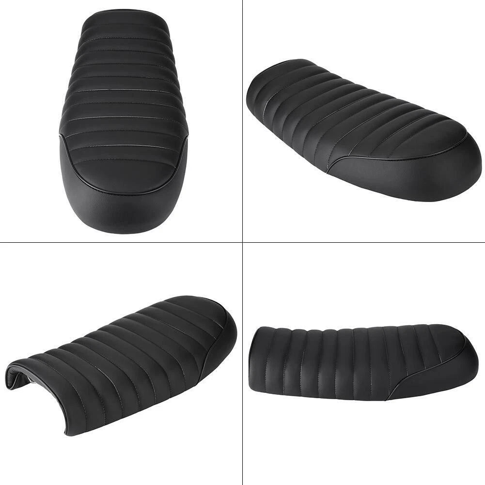Black Motorcycle Cafe Racer Vintage Saddle Seat for CB Yamaha XJ