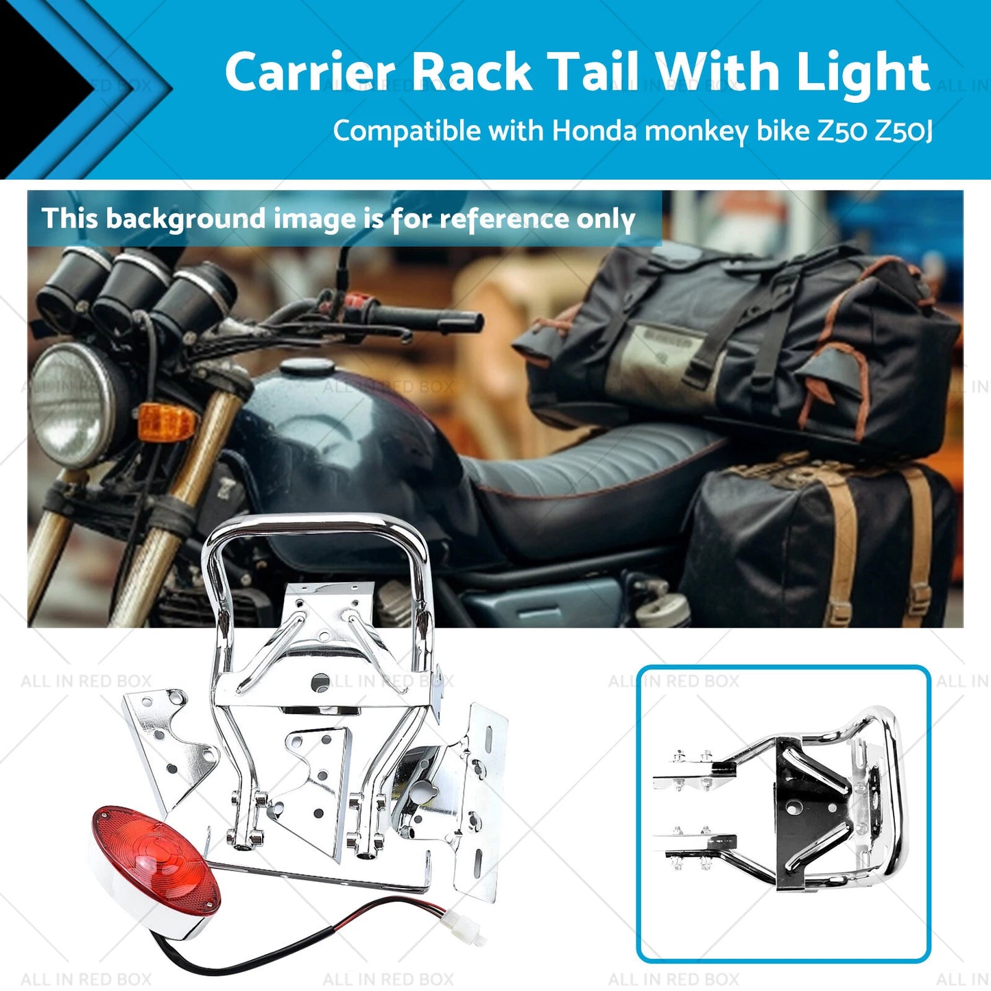 Rear Tail Light for Honda Z50J Monkey Gorilla Motorcycle (1967-1978)