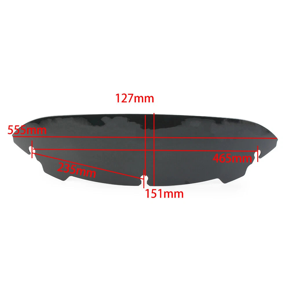 Windscreen 4.5" Wave for Harley Davidson Touring Street Electra Glide (2014-2023)