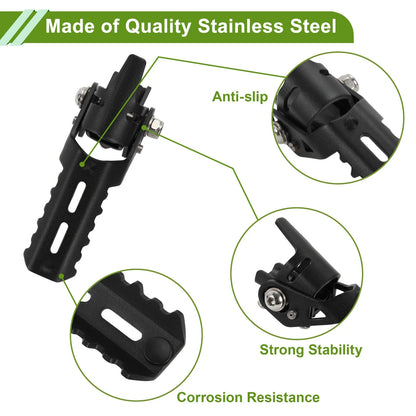 Motorcycle Foot Pegs / 1 pair / Footrest Black for BMW R1250GS LC (2013–2019)