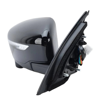 Electric Door Wing Mirror Black Right for Nissan Qashqai (2014-2018)