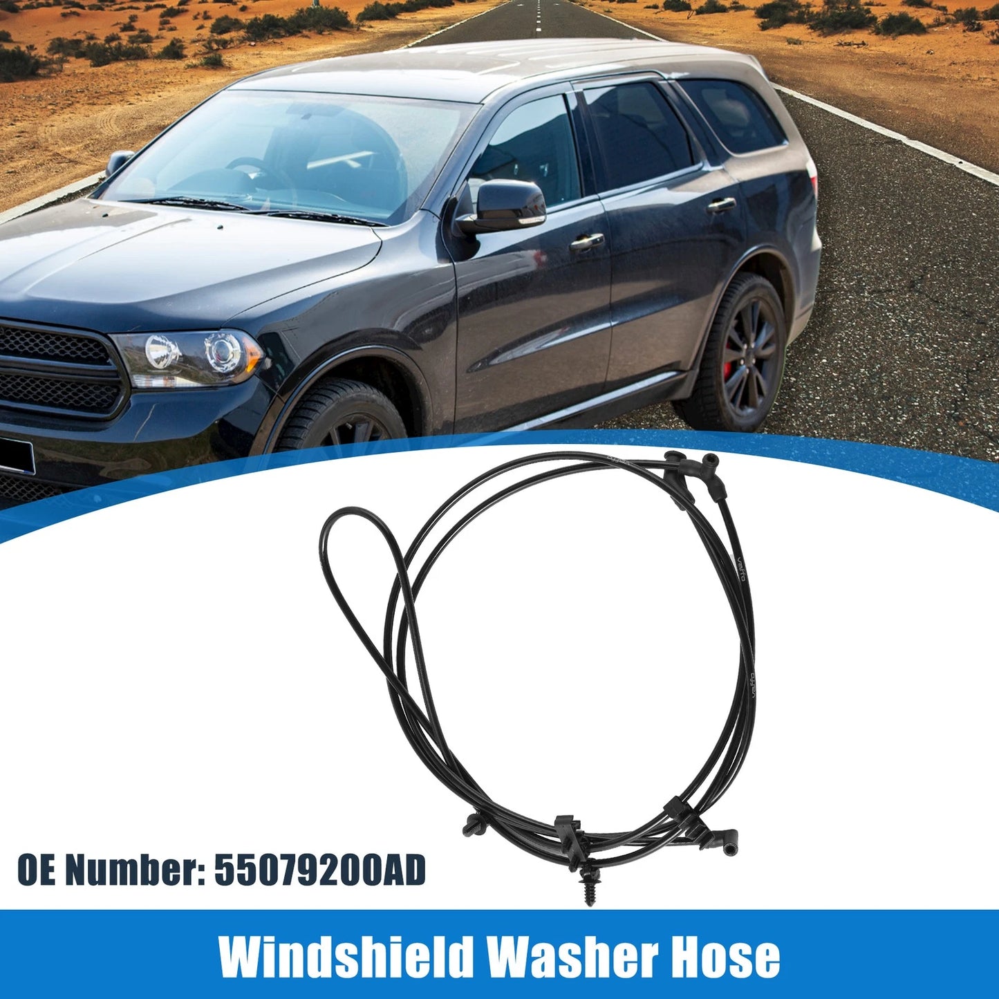 Windshield Washer Hose for Jeep Grand Cherokee, Dodge Durango (2005-2021)