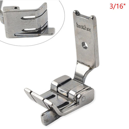 Double Needle Presser Foot with Right Edge Guide for SINGER 112W, 212W