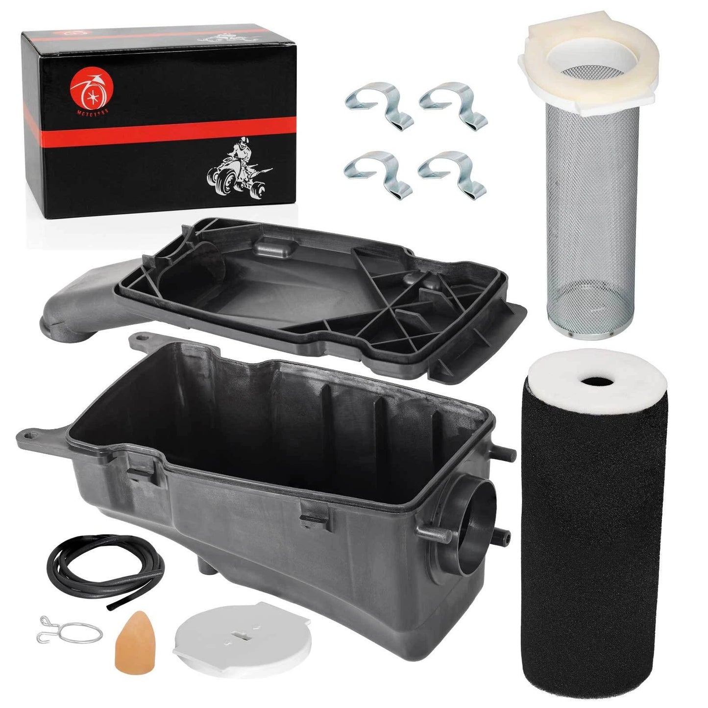 Air Filter Guide Box Cleaner Case with Lid for YAMAHA Raptor 350 (2004-2013)