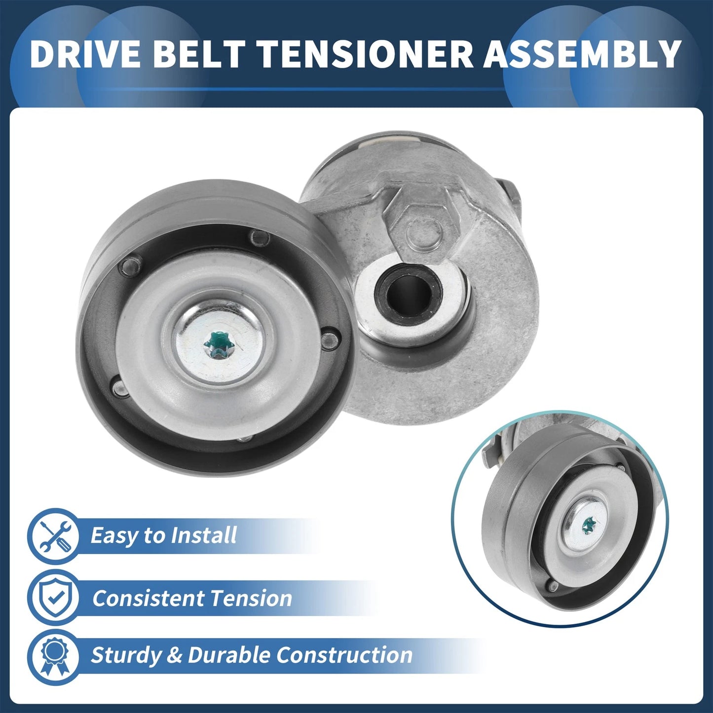 Belt Tensioner for Mitsubishi Space (1998-2006) Metal 1 Pc