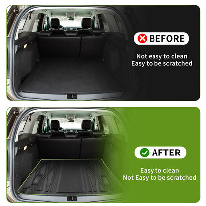 Cargo Liner Rear Trunk Mat for Jeep Wrangler JL 5 Seats (2018-2024)
