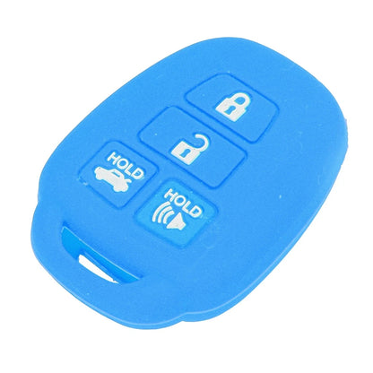 Blue Silicone Key Cover Housing for Toyota Camry (2012-2018)