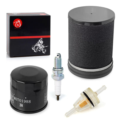 Air Filter Oil Filter Spark Plug for Kawasaki KVF360 Prairie 360 (2003–2009)