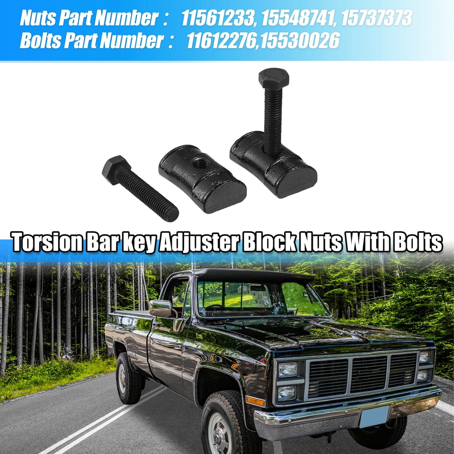 Torsion Bar Key Adjustment Kit for Chevy Silverado Tahoe