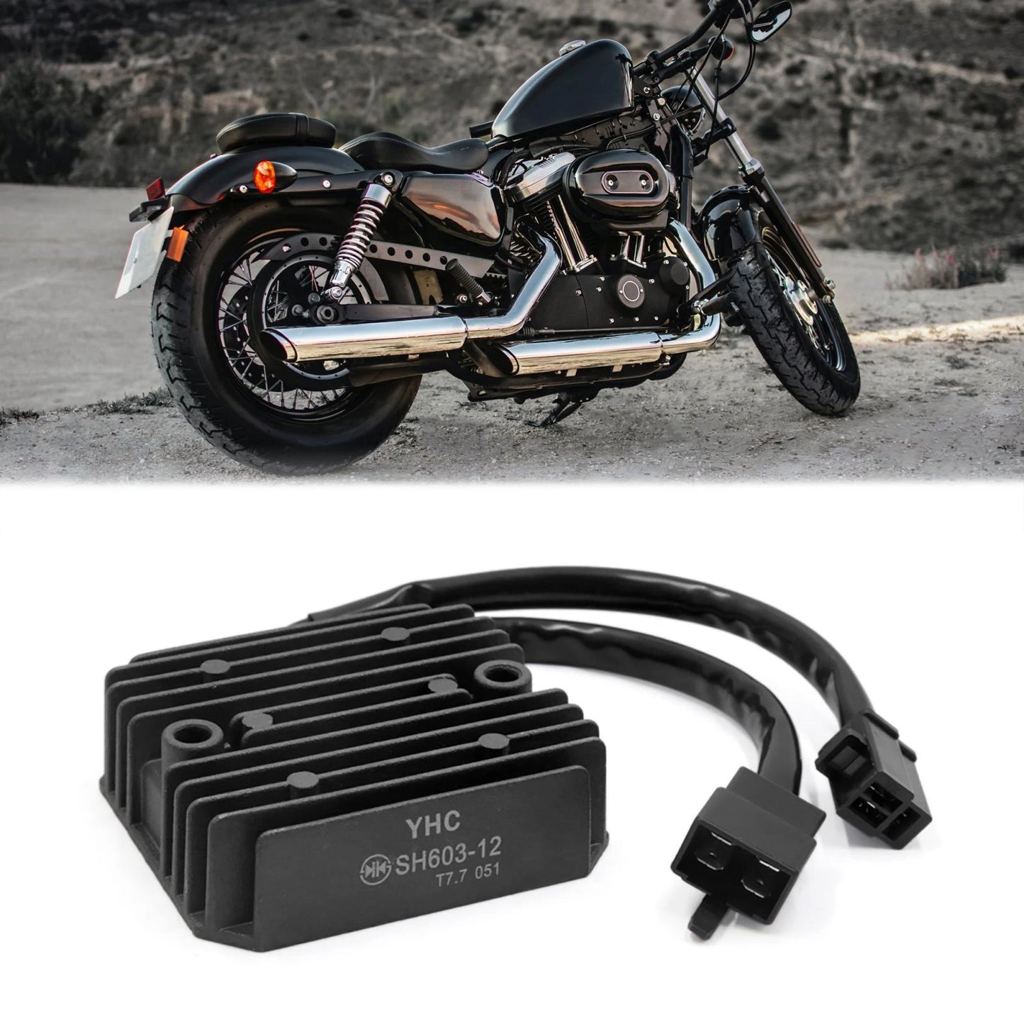 7.5" Voltage Regulator Rectifier for Honda NV400 NV600 Steed 600 VT600 (1990-1999)
