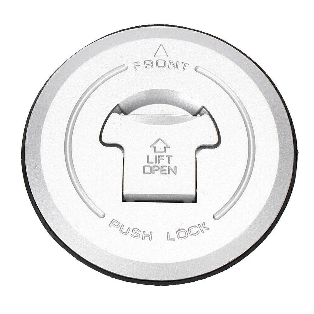 Silver CNC Gas Fuel Tank Cap for Honda CB600F Hornet, CBR250R (1998-2015)