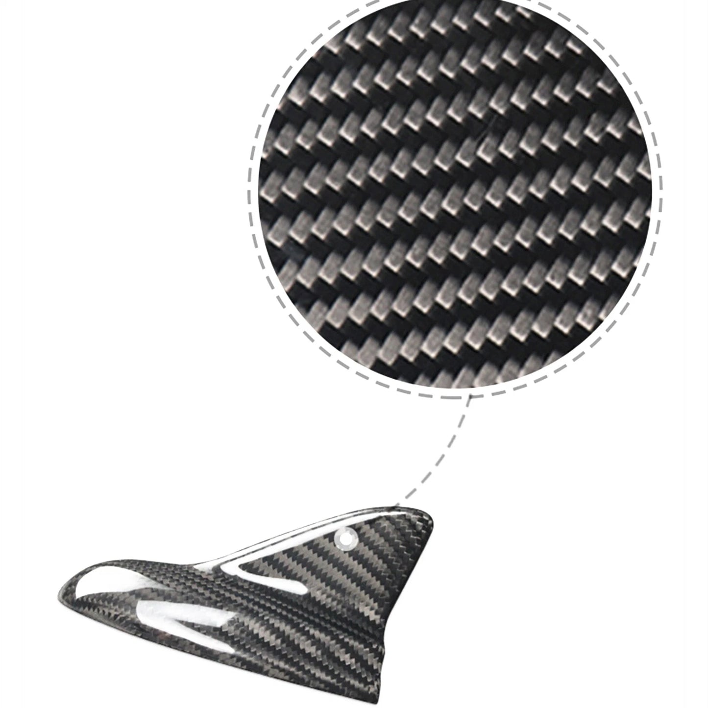Carbon Fiber Roof Shark Fin Antenna Cover for Dodge Challenger SRT (2015-2021)