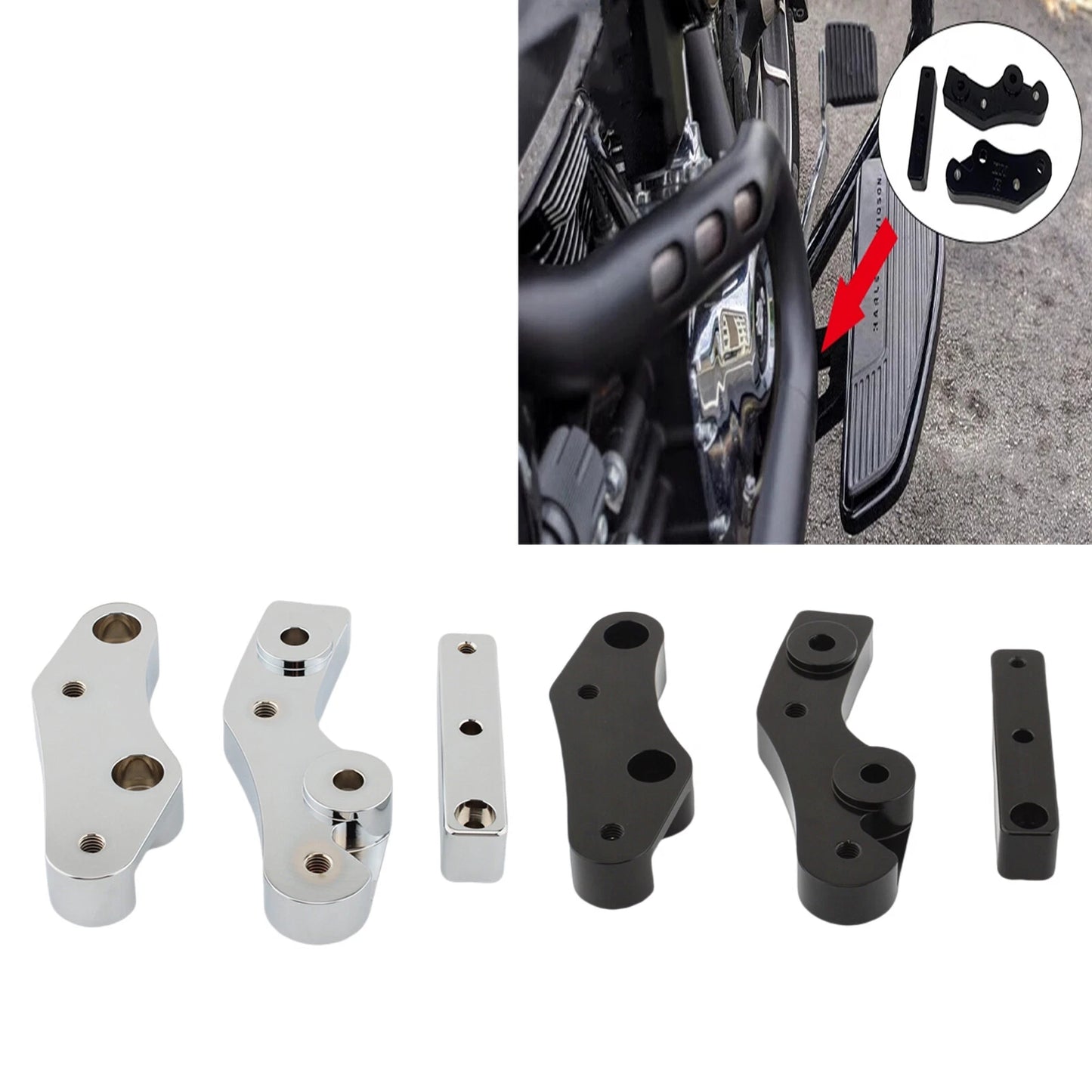 Floorboard Relocators Kit for Harley-Davidson Softail Slim (2018-2021)