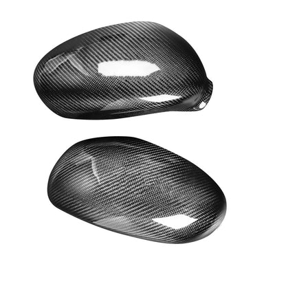Real Carbon Fiber Stick-on Side Mirror Caps Cover for Porsche 911 996 1999-2004