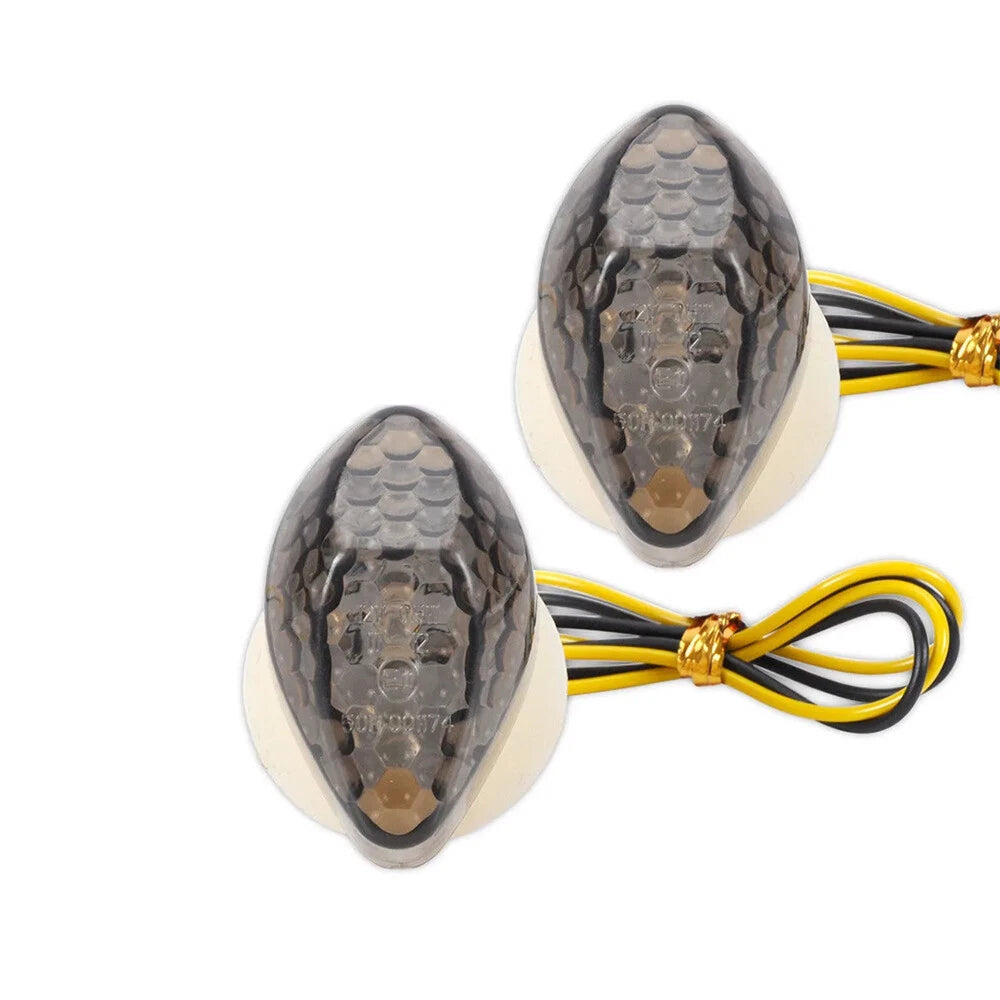 Smoked LED Flush Mount Turn Signals for Honda CBR600 2003-2012, 1000RR 2004-2007