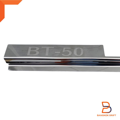 Chrome Door Sill Scuff Plate Guard for Mazda BT-50 (2021-2025)