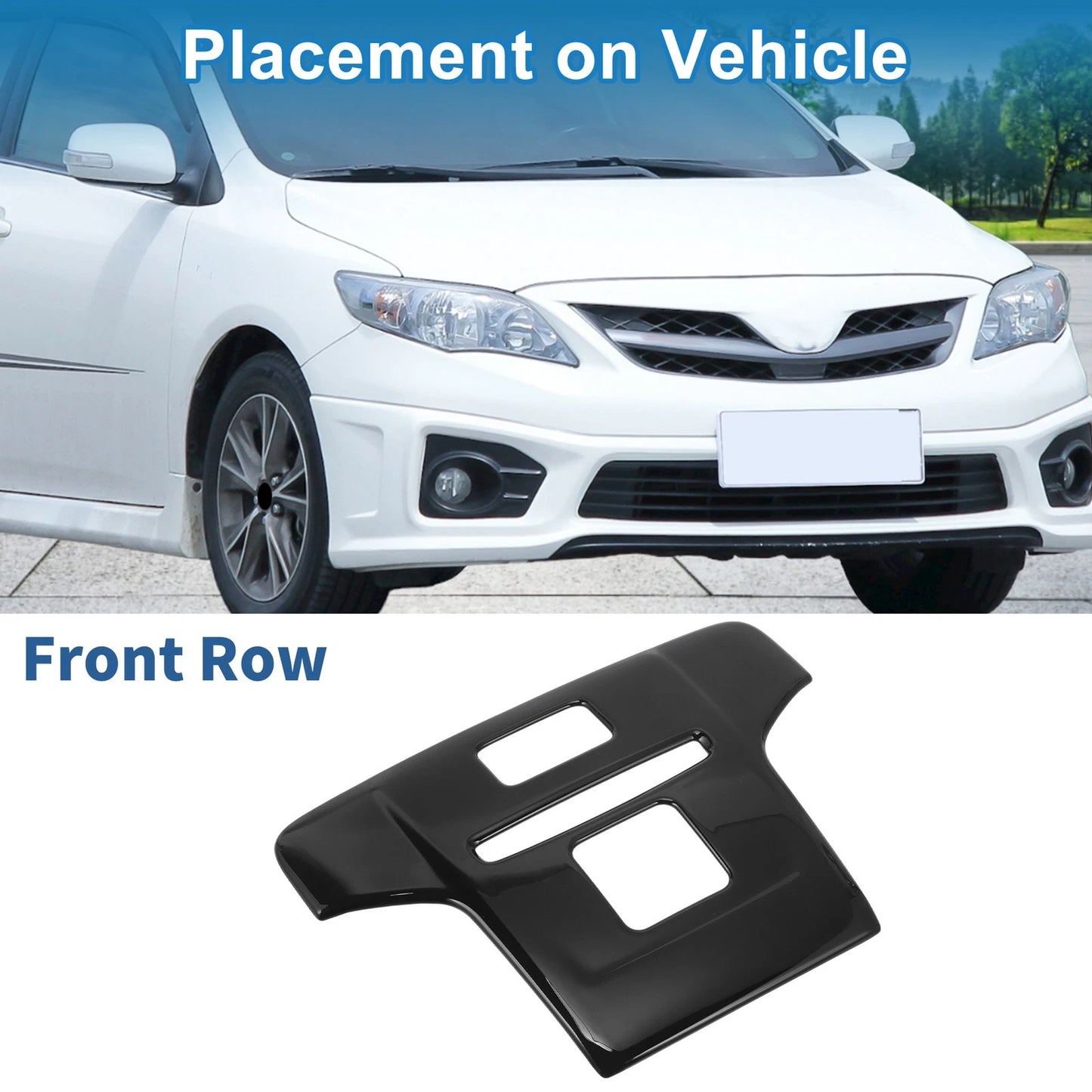 Car Front Row Headlight Trim Bezel for Toyota Corolla (2019-2020)
