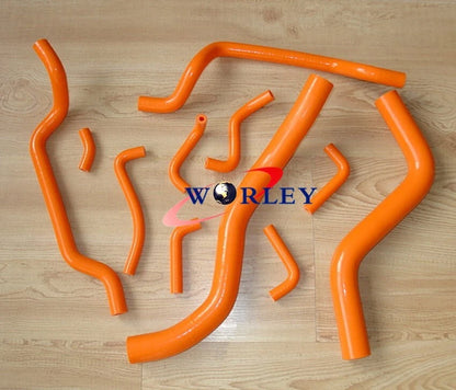 BLK Silicone Radiator & Heater Hose for Mitsubishi Eclipse Spyder GST/GSX (1995-1999)