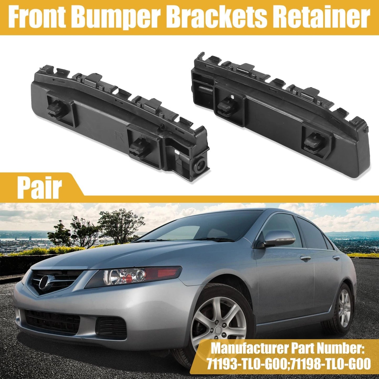 Front Bumper Bracket Spacer for Acura TSX (2009 - 2014)